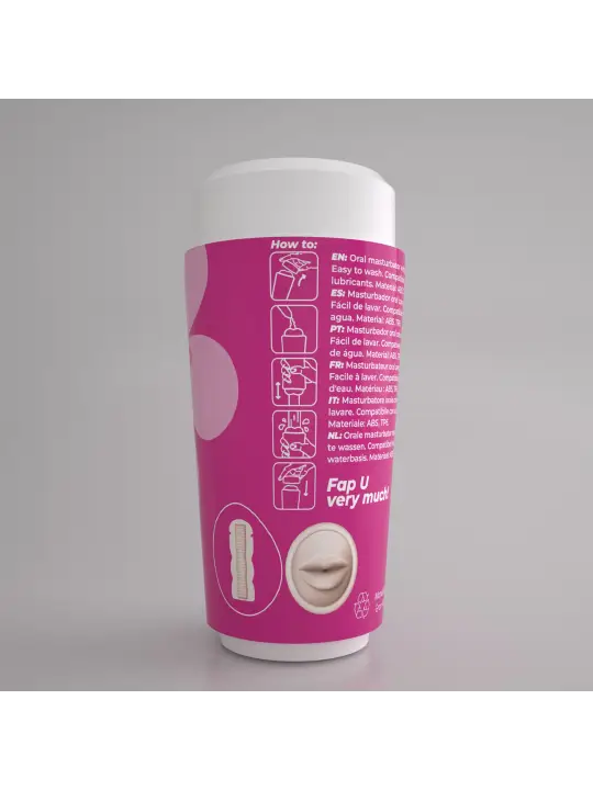 FAPPUCINO SWEET KISS MASTURBADOR ORAL PORTÁTIL CRUSHIOUS