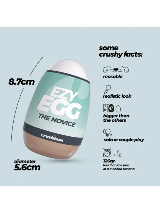 OVO MASTURBADOR EZY EGG THE NOVICE CRUSHIOUS OVO MASTURBADOR EZY EGG THE NOVICE CRUSHIOUS