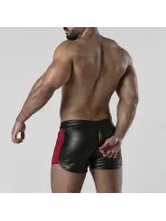 CALÇÃO PERNEIRA 2 WAY ZIPPER CONTRAST SHORT VERMELHO LOCKER GEAR