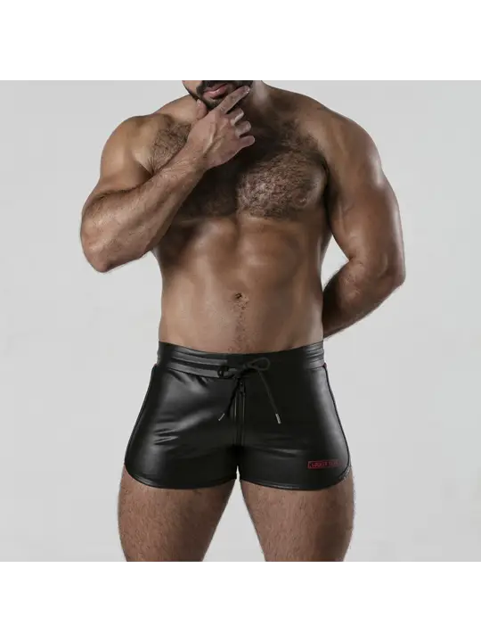 CALÇÃO PERNEIRA 2 WAY ZIPPER CONTRAST SHORT VERMELHO LOCKER GEAR