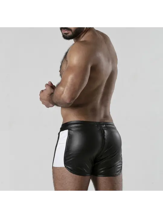 CALÇÃO PERNEIRA 2 WAY ZIPPER CONTRAST SHORT BRANCO LOCKER GEAR