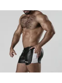 CALÇÃO PERNEIRA 2 WAY ZIPPER CONTRAST SHORT BRANCO LOCKER GEAR