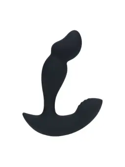 ESTIMULADOR DE PRÓSTATA EM SILICONE LÍQUIDO COM MOTOR DUPLO E CONTROLO REMOTO PRETO LEVELZ