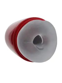 MASTURBADOR DE SUCÇÃO DE PRESSÃO NEGATIVA COM VIBRAÇÃO PULSAR METALLIC RED PUMPED