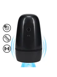 MASTURBADOR DE SUCÇÃO DE PRESSÃO NEGATIVA COM VIBRAÇÃO PULSAR GUN METAL PUMPED