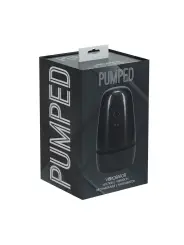 MASTURBADOR DE SUCÇÃO DE PRESSÃO NEGATIVA COM VIBRAÇÃO PULSAR GUN METAL PUMPED