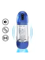 BOMBA DE MASTURBAÇÃO COM SUCÇÃO E VIBRAÇÃO SONICPULL MULTIMEDIA ENHANCED METALLIC BLUE PUMPED