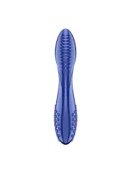DILDO DE VIDRO DAZZLING CRYSTAL 2 AZUL SATISFYER