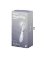 DILDO DE VIDRO DAZZLING CRYSTAL 2 TRANSPARENTE SATISFYER