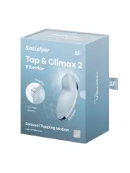 ESTIMULADOR TAP & CLIMAX 2 AZUL SATISFYER