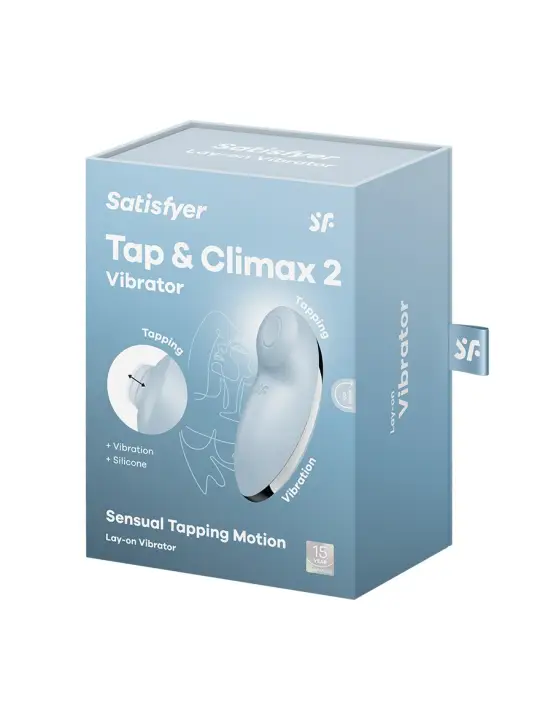ESTIMULADOR TAP & CLIMAX 2 AZUL SATISFYER