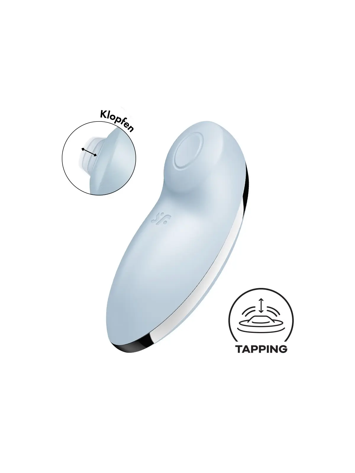 ESTIMULADOR TAP & CLIMAX 2 AZUL SATISFYER