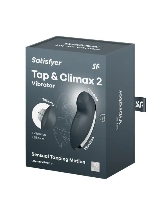 ESTIMULADOR TAP & CLIMAX 2 CINZA SATISFYER
