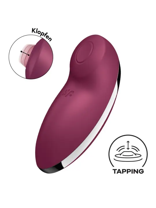 ESTIMULADOR TAP & CLIMAX 2 VERMELHO SATISFYER