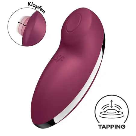 ESTIMULADOR TAP & CLIMAX 2 VERMELHO SATISFYER