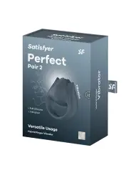 ANEL PARA O PÉNIS COM VIBRAÇÃO PERFECT PAIR 2 SATISFYER