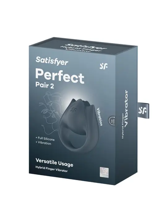 ANEL PARA O PÉNIS COM VIBRAÇÃO PERFECT PAIR 2 SATISFYER