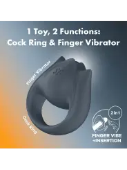 ANEL PARA O PÉNIS COM VIBRAÇÃO PERFECT PAIR 2 SATISFYER