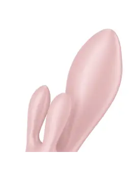 VIBRADOR AIR PUMP BUNNY 3 ROSA SATISFYER