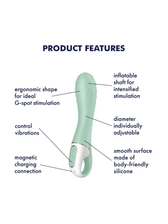 VIBRADOR AIR PUMP VIBRATOR 3 MENTA SATISFYER