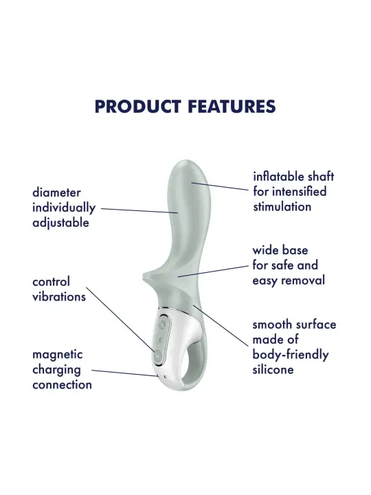 VIBRADOR AIR PUMP BOOTY 3 VERDE SATISFYER