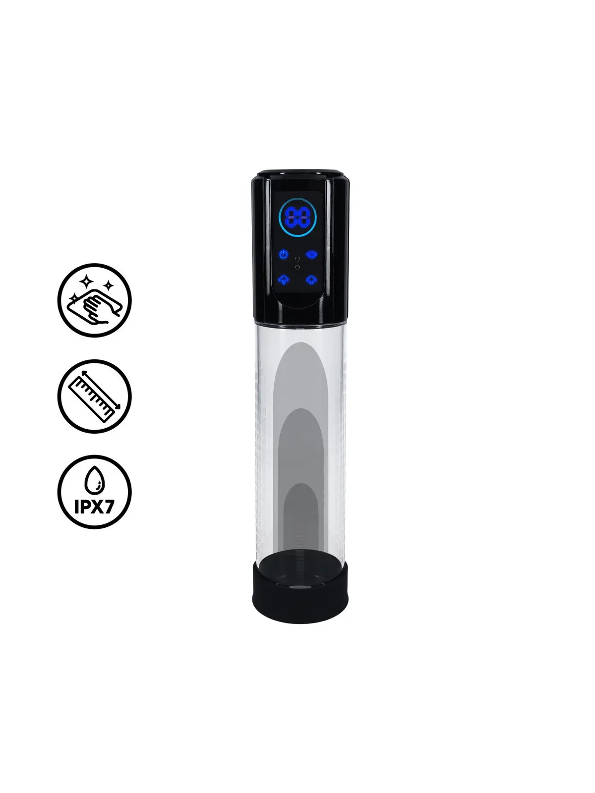 BOMBA PARA O PÉNIS AUTOMÁTICA MEGALIFT PRETO PUMPED