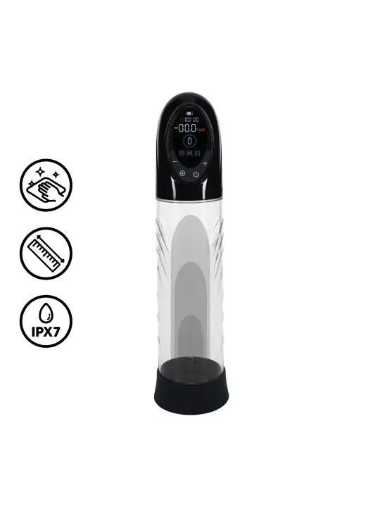 BOMBA AUTOMÁTICA PARA O PÉNIS CYBERPULSE PRETA PUMPED 