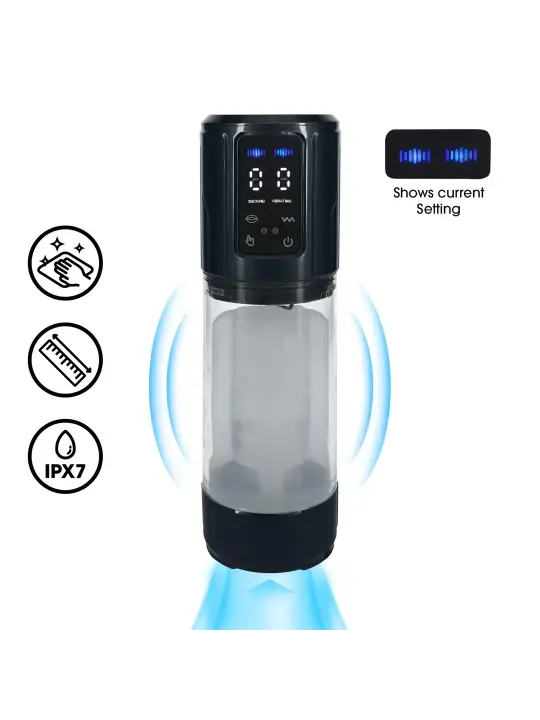 BOMBA MASTURBADORA PARA O PÉNIS ULTRALIF GUN METAL PUMPED