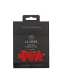 CONJUNTO DE 3 TAPA MAMILOS CROSS STAR HEART VERMELHO LE DÉSIR 