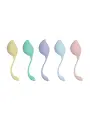 CONJUNTO DE 5 BOLAS VAGINAIS PELVIC STEM KEGEL KIT MULTICOLOR LOVELINE 
