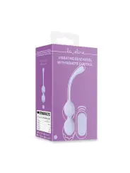 BOLAS VAGINAIS BEAD KEGEL COM VIBRAÇÃO E COMANDO LAVENDER LOVELINE 