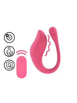 OVO VIBRATÓRIO COM COMANDO G-SPOT VIBE ROSA LOVELINE 