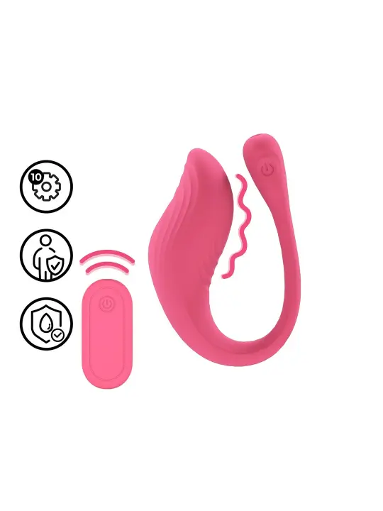 OVO VIBRATÓRIO COM COMANDO G-SPOT VIBE ROSA LOVELINE 