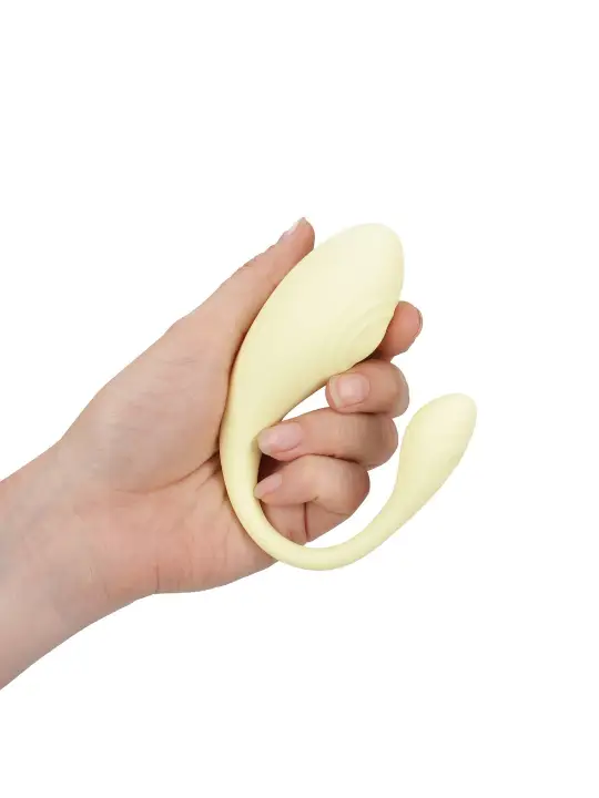 OVO VIBRATÓRIO COM COMANDO G-SPOT VIBE AMARELO LOVELINE