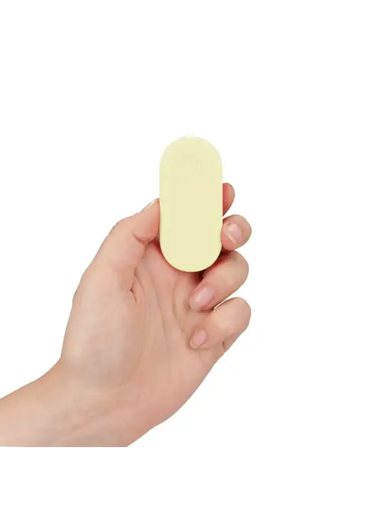 OVO VIBRATÓRIO COM COMANDO G-SPOT VIBE AMARELO LOVELINE