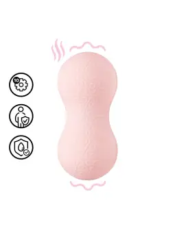 MASSAJADOR COM VIBRAÇÃO E FUNÇÃO DE AQUECIMENTO ROSA LOVELINE 