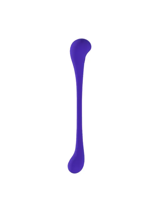 VIBRADOR FLEXÍVEL COM COMANDO DUAL-ENDED BENDABLE ROXO LOVELINE 
