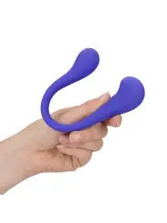 VIBRADOR FLEXÍVEL COM COMANDO DUAL-ENDED BENDABLE ROXO LOVELINE 
