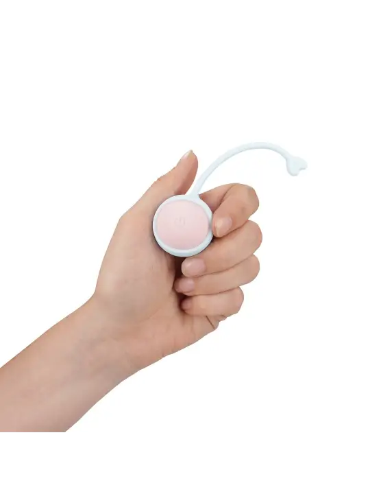 BOLAS VAGINAIS VIBRATÓRIAS COM COMANDO E 5 PESOS INTERCAMBIÁVEIS KEGEL KIT ROXO LOVELINE 