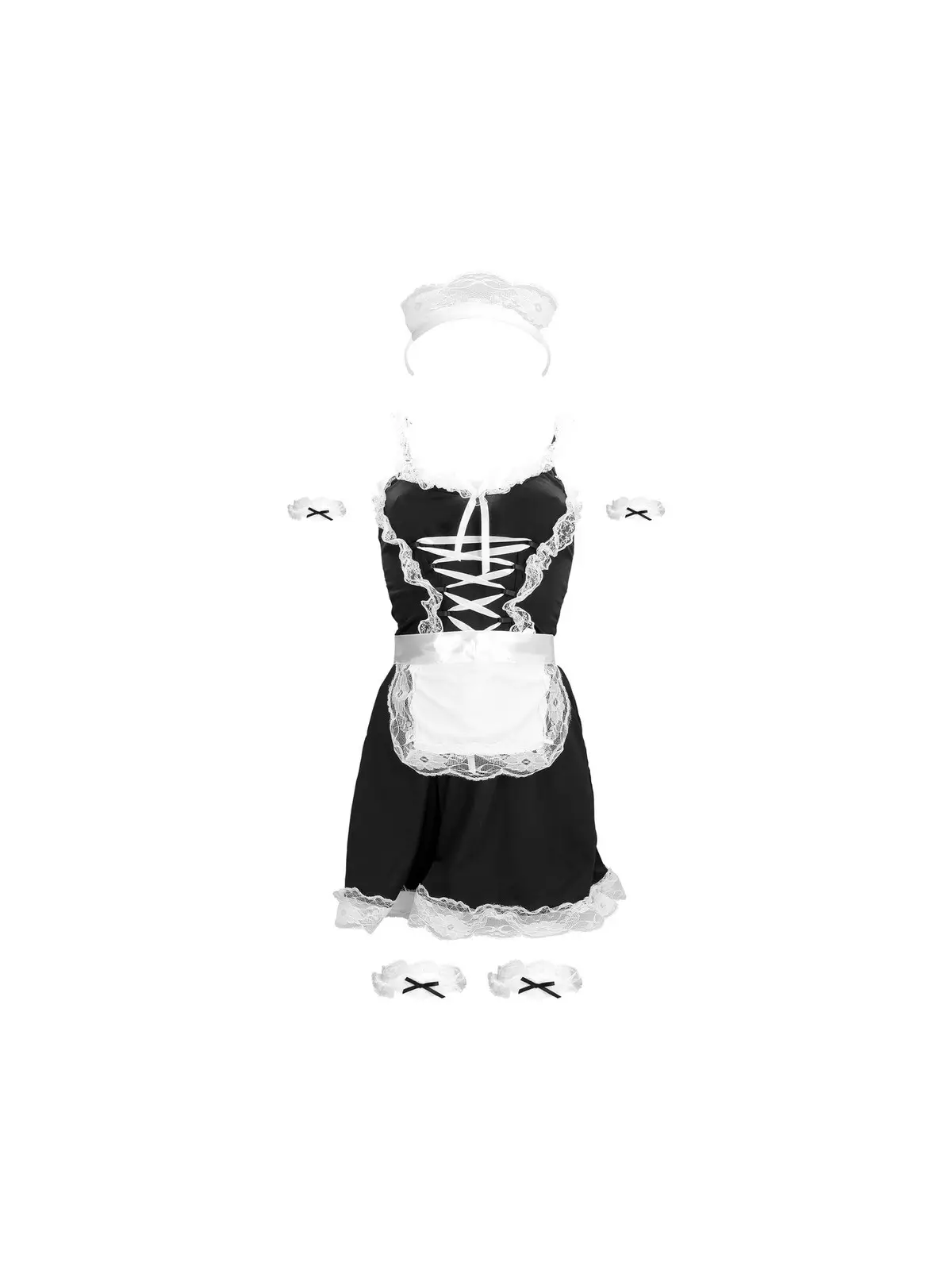 FANTASIA DE CRIADA PRETO S-LINE 