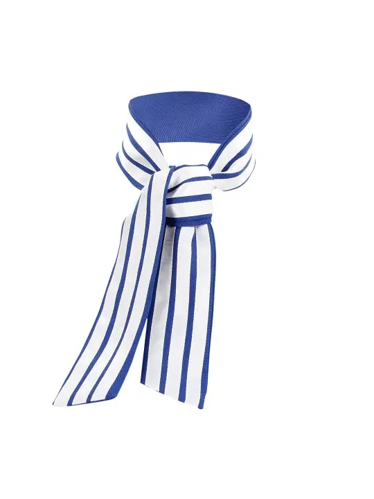 FANTASIA DE HOSPEDEIRA AZUL/BRANCO S-LINE 