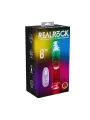VIBRADOR COM LED E COMANDO LED VIBRATING STRAIGHT COCK 8 /20 CM REALROCK