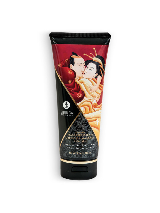 CREME DE MASSAGEM SHUNGA ESPUMANTE MORANGO 200ML