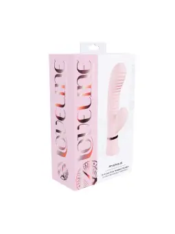 VIBRADOR MYSTIQUE RIBBED RABBIT ROSA LOVELINE