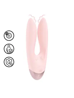 VIBRADOR AMOUR DUAL MOTOR VIBE ROSA LOVELINE 