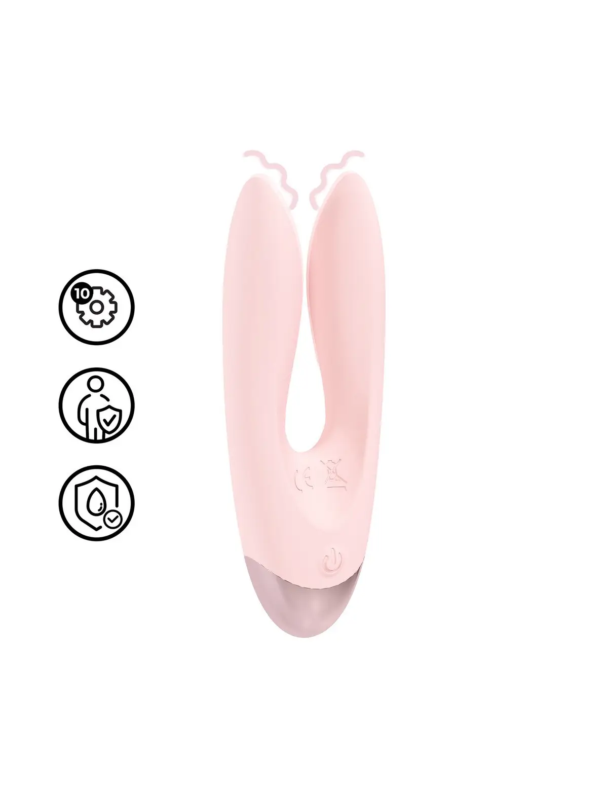VIBRADOR AMOUR DUAL MOTOR VIBE ROSA LOVELINE 