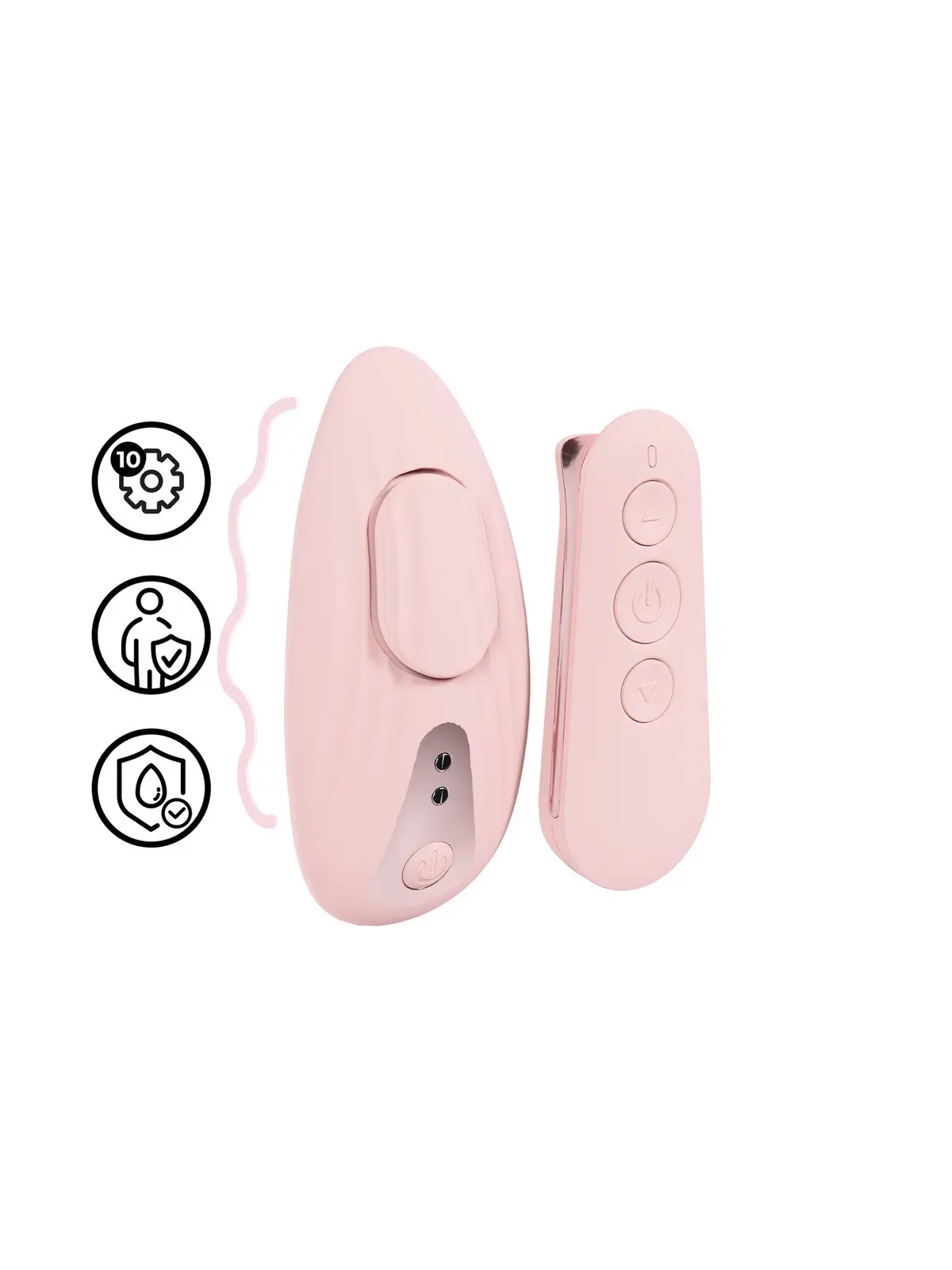 VIBRADOR DE CUECA COM COMANDO CÉLESTE ROSA LOVELINE 