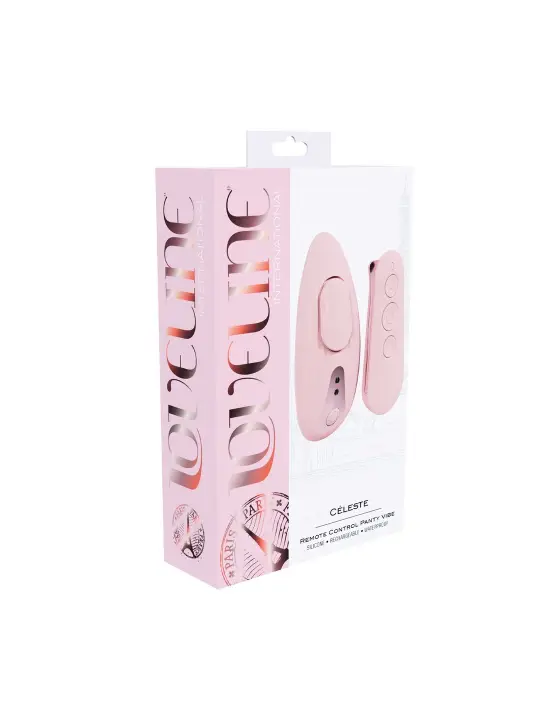 VIBRADOR DE CUECA COM COMANDO CÉLESTE ROSA LOVELINE 