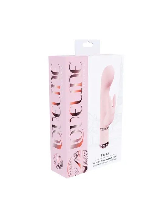 VIBRADOR BELLE RABBIT VIBE ROSA LOVELINE 