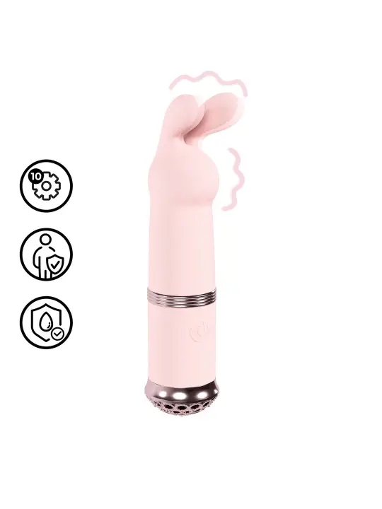 VIBRADOR REVE MINI RABBIT ROSA LOVELINE 